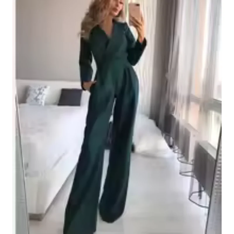 Formal Wrap Jumpsuit for Women - Image 13