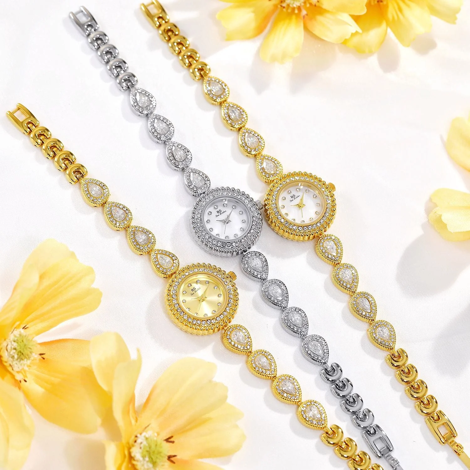 French-Style Waterdrop Crystal Watch - Image 14