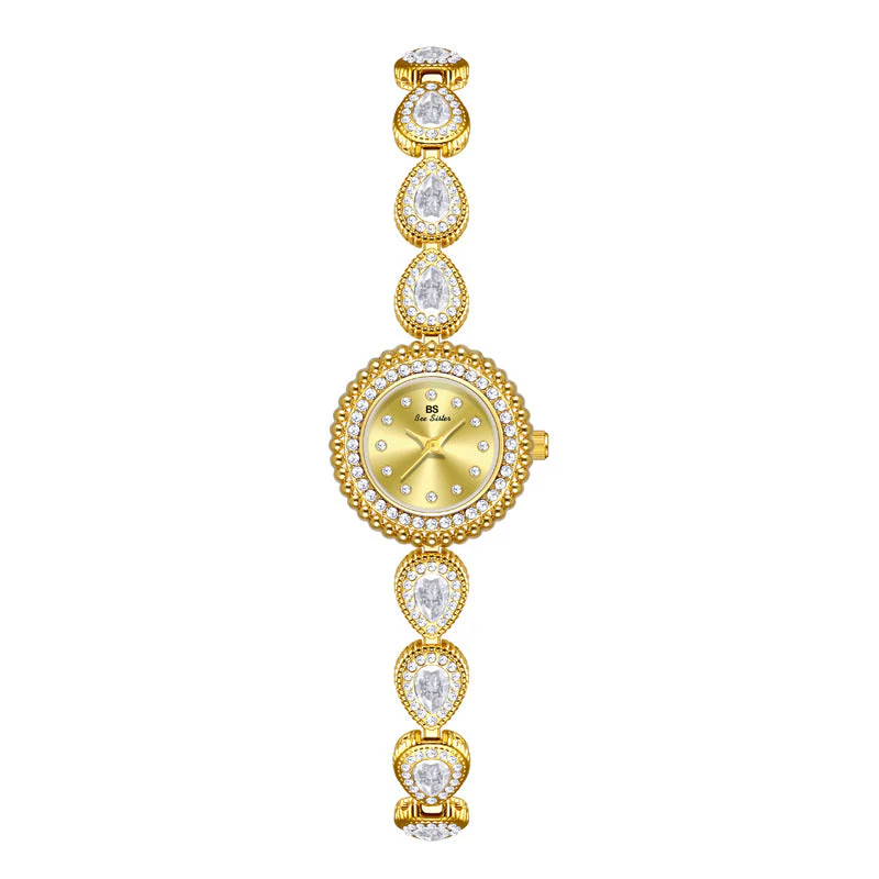 French-Style Waterdrop Crystal Watch - Image 6