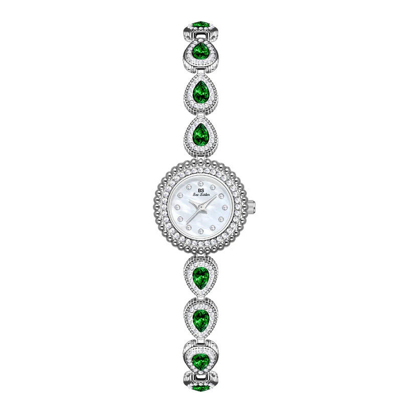 French-Style Waterdrop Crystal Watch - Image 8