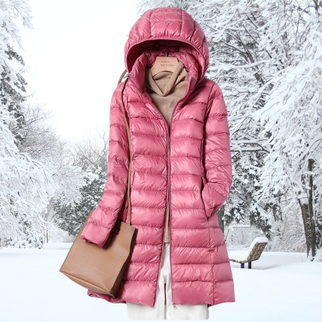 Full-Length Warm Down Puffer Coat - Image 6