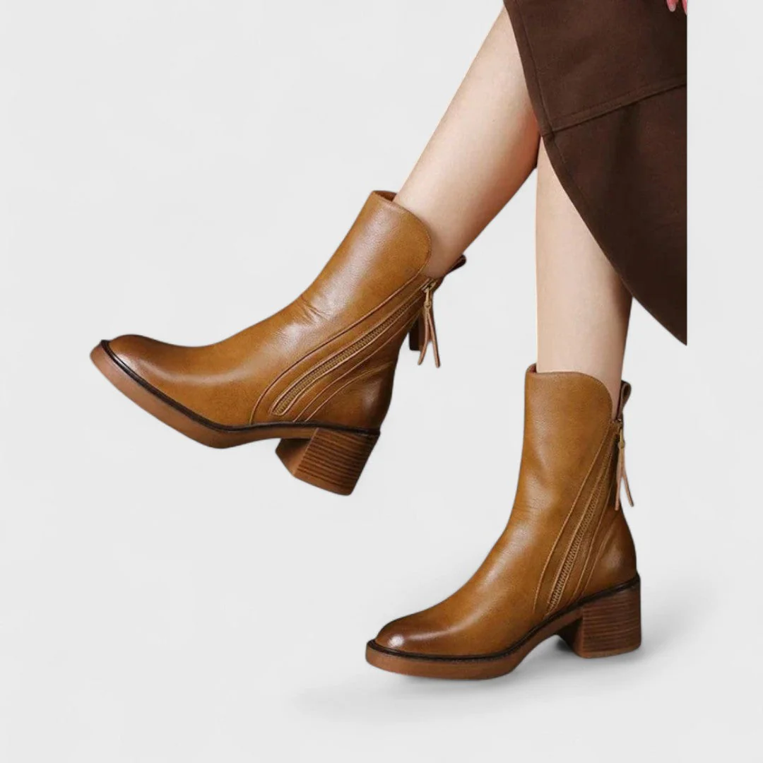 Genuine Leather Ankle Boots - Image 5
