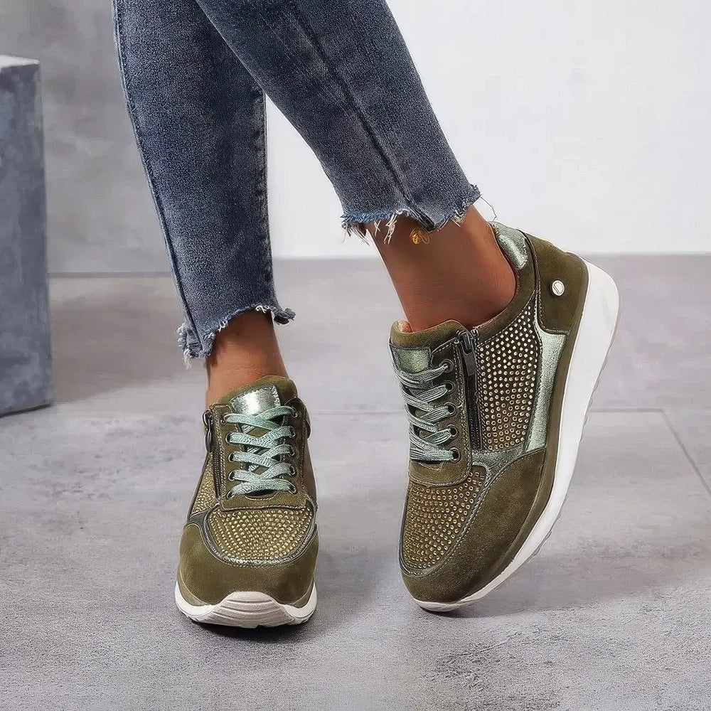 Vulcanized Platform Sneakers For Women - Image 12