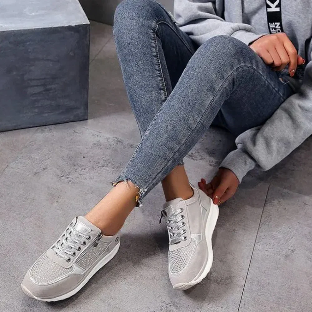 Vulcanized Platform Sneakers For Women - Image 6