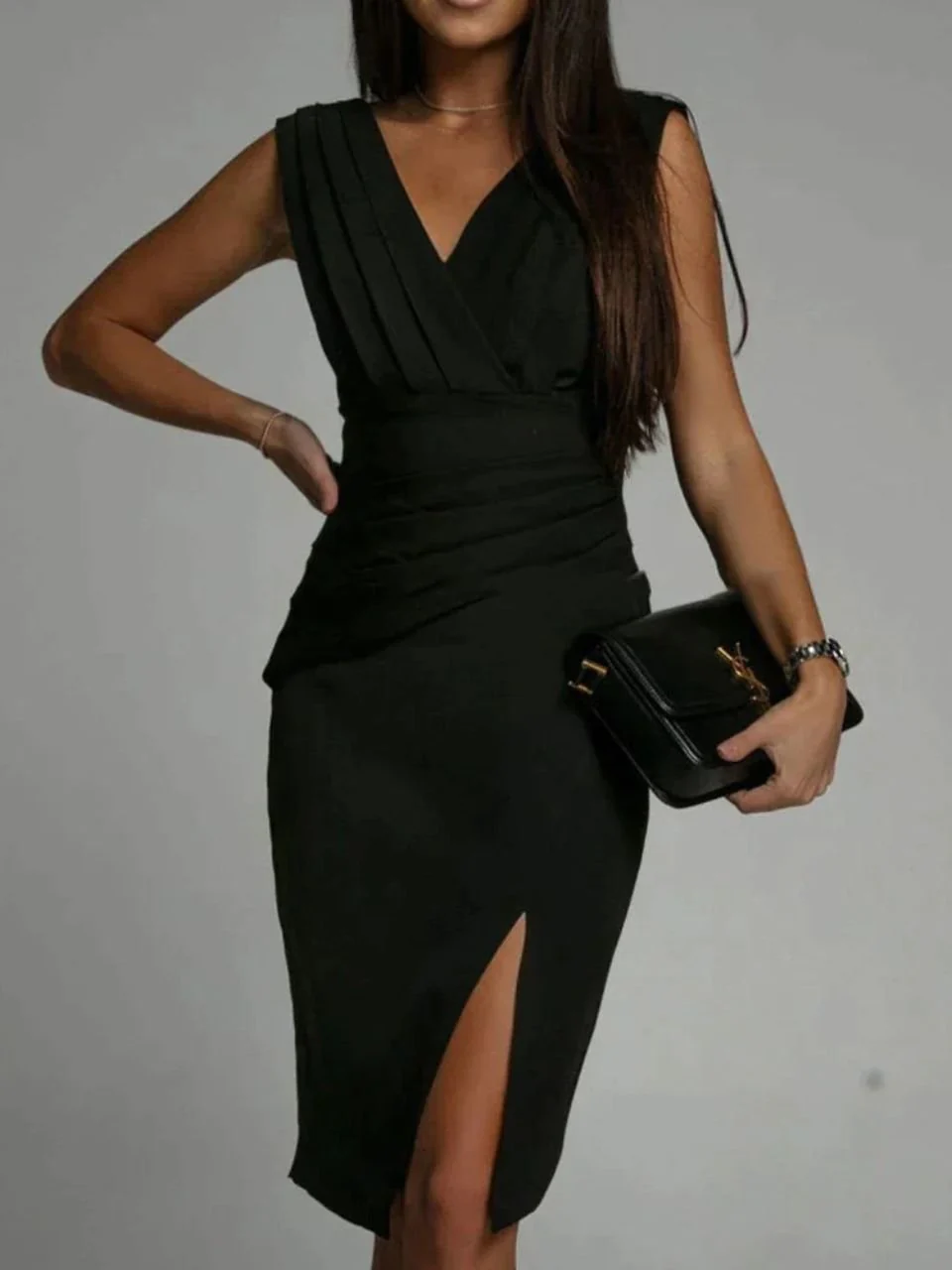 Glamorous Off Shoulder Evening Dress - Image 12