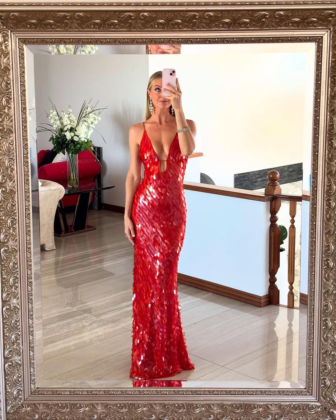 Glitter Sequins Backless Strap Dress - Image 14