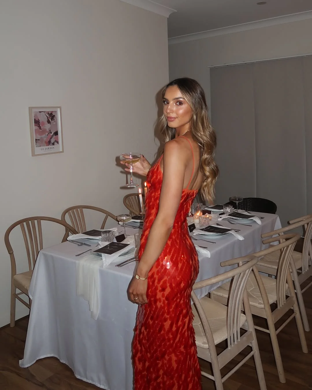 Glitter Sequins Backless Strap Dress - Image 6