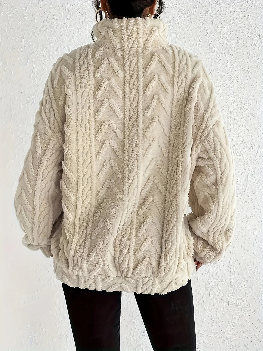 Hazel | Elegant Fleece Sweater - Image 14