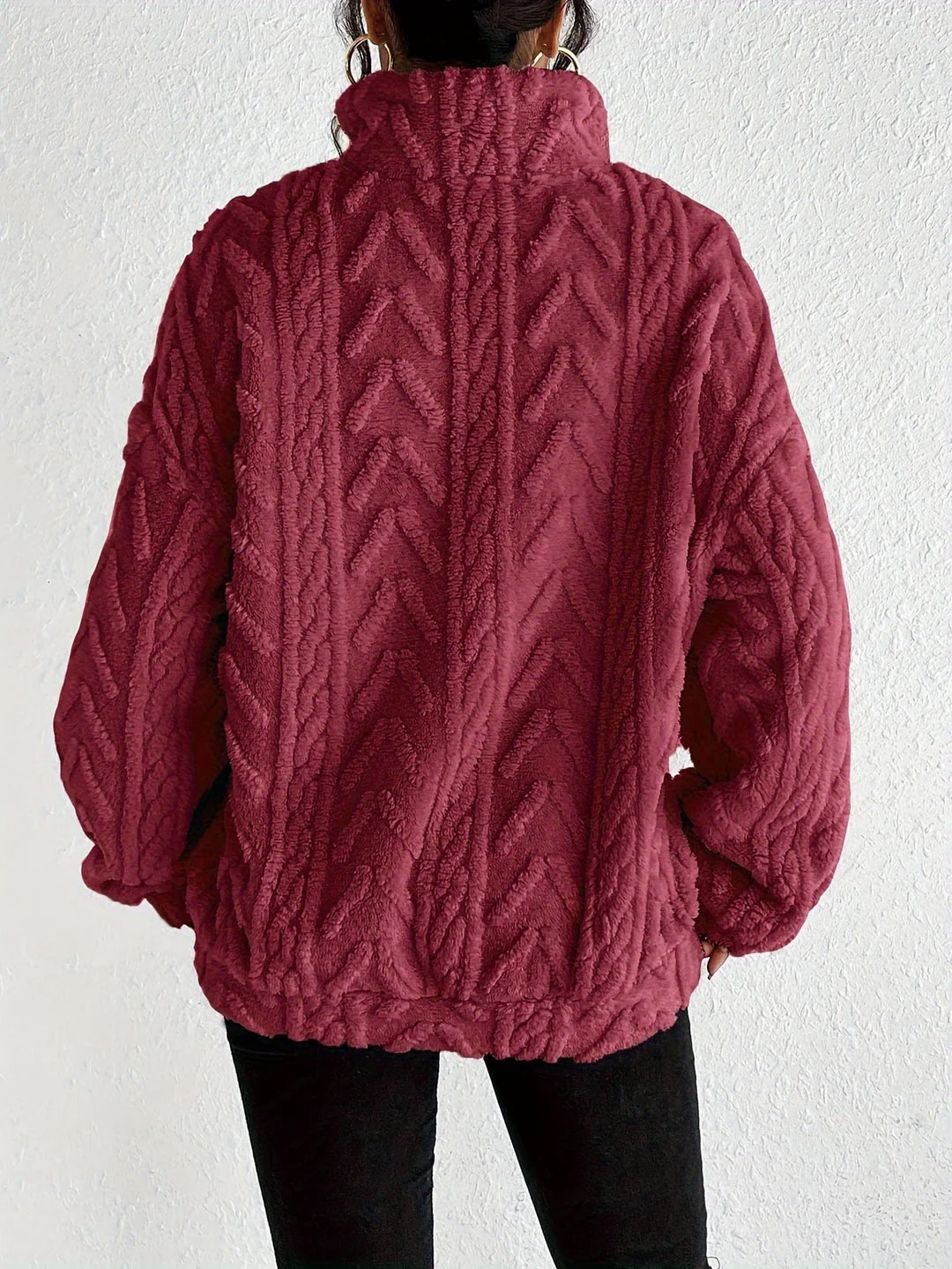 Hazel | Elegant Fleece Sweater - Image 24