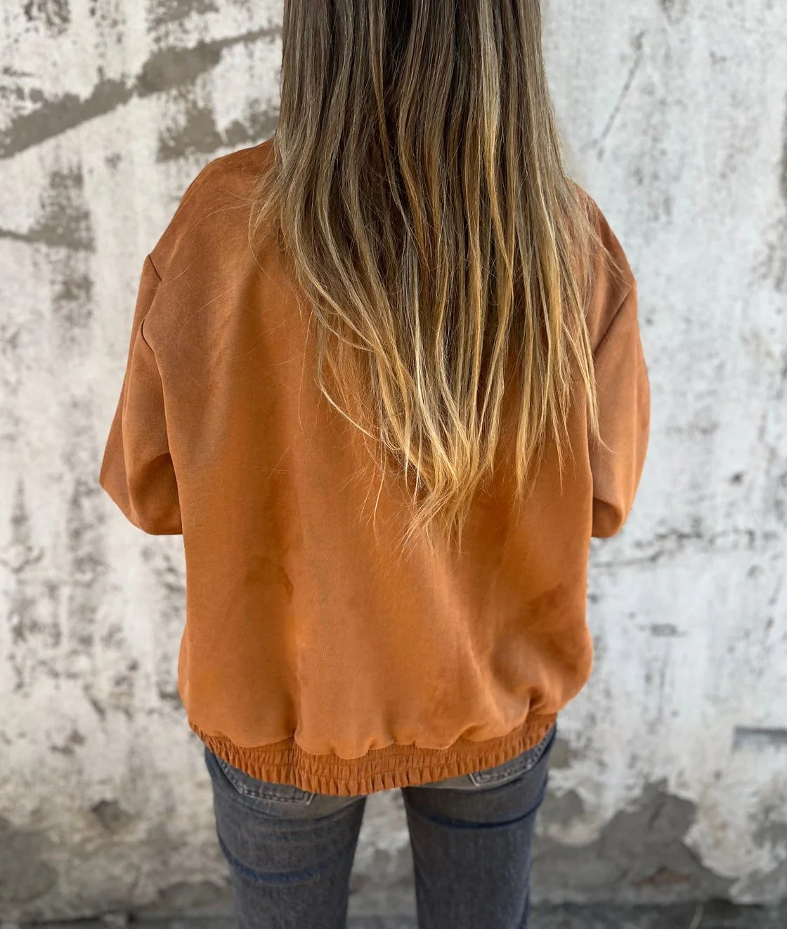 Heritage Suede Bomber Jacket - Image 4