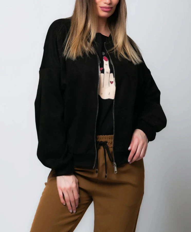 Heritage Suede Bomber Jacket - Image 6