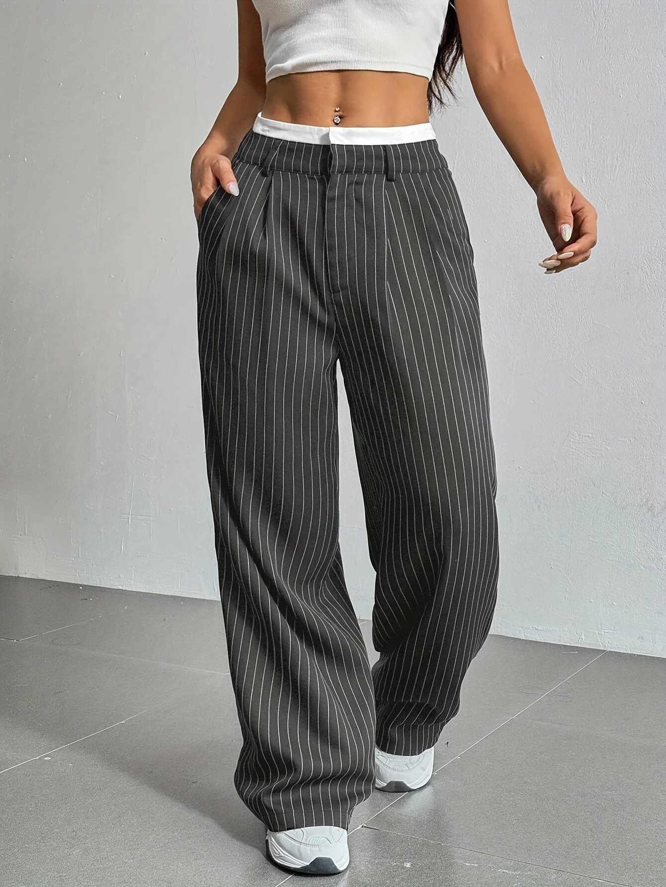 High Waist Casual Pants - Image 8