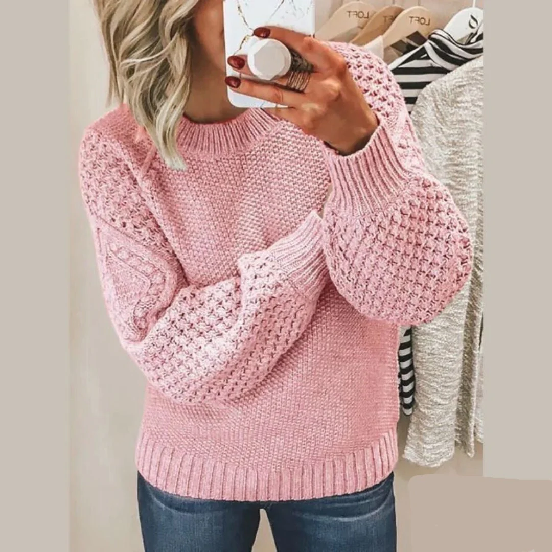 Imara Soft Textured Knit Sweater - Image 3