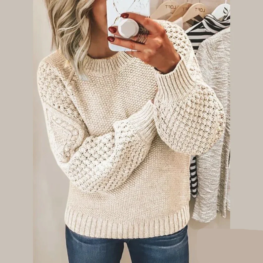 Imara Soft Textured Knit Sweater - Image 9