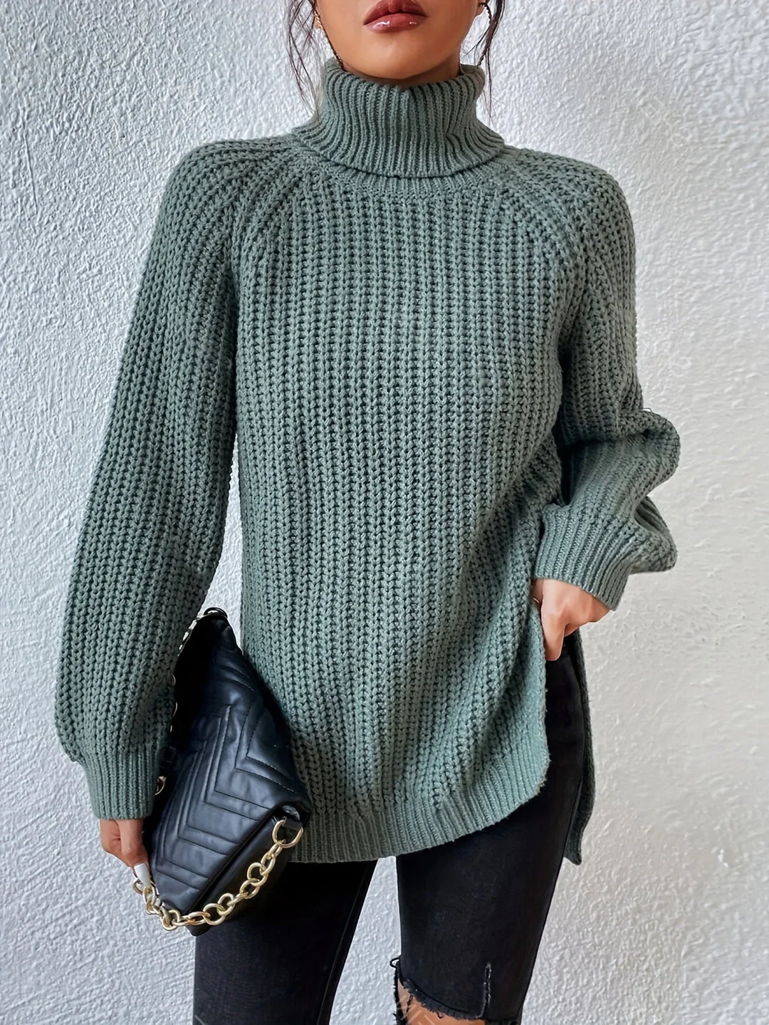 Isabella | Knitted Turtleneck Sweater - Image 9