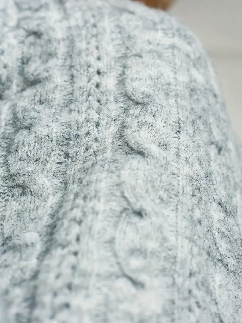 Knitted Cable Cardigan for Women's - Image 18