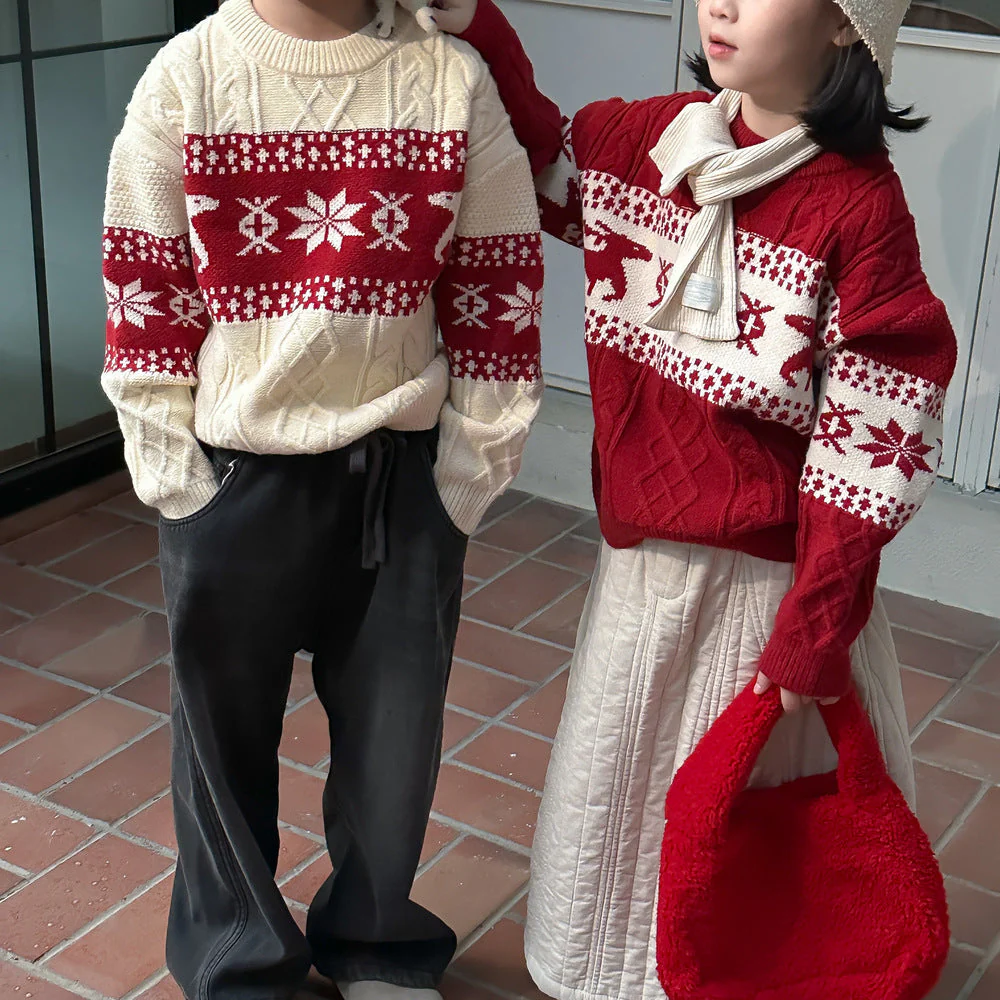 Knitted Top Children Sweater - Image 3