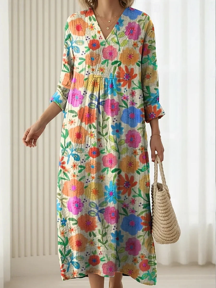 Light Feel Casual Midi Dress