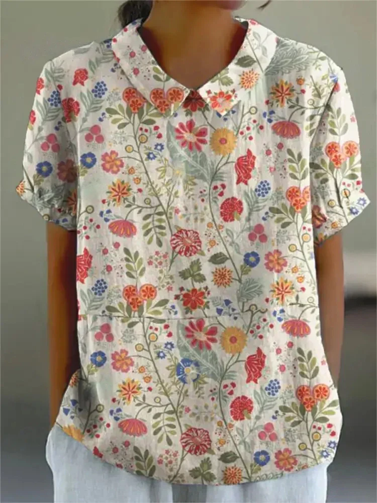 Lightweight Floral Print Shirt - Image 14