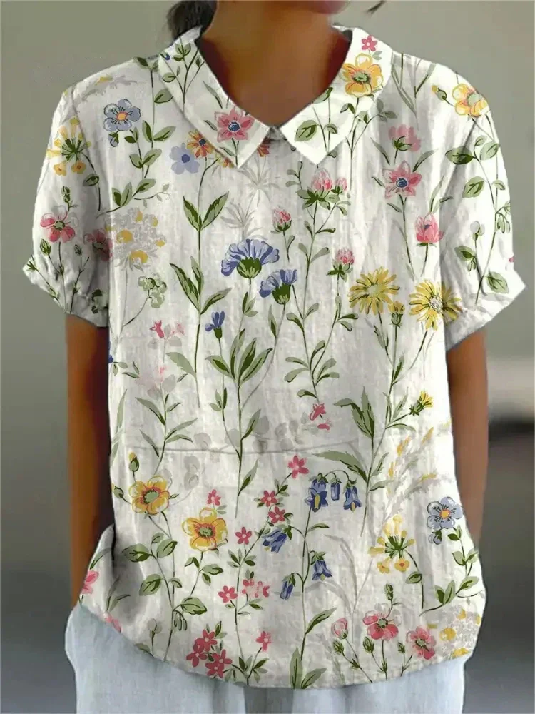 Lightweight Floral Print Shirt - Image 2