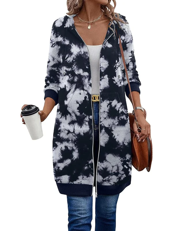 Long Sleeve Hoodie With Zip Up - Image 16
