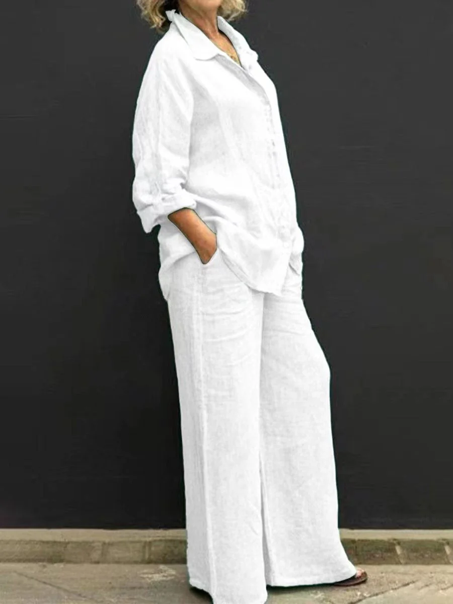 Loose Fit Shirt and Pants - Image 10
