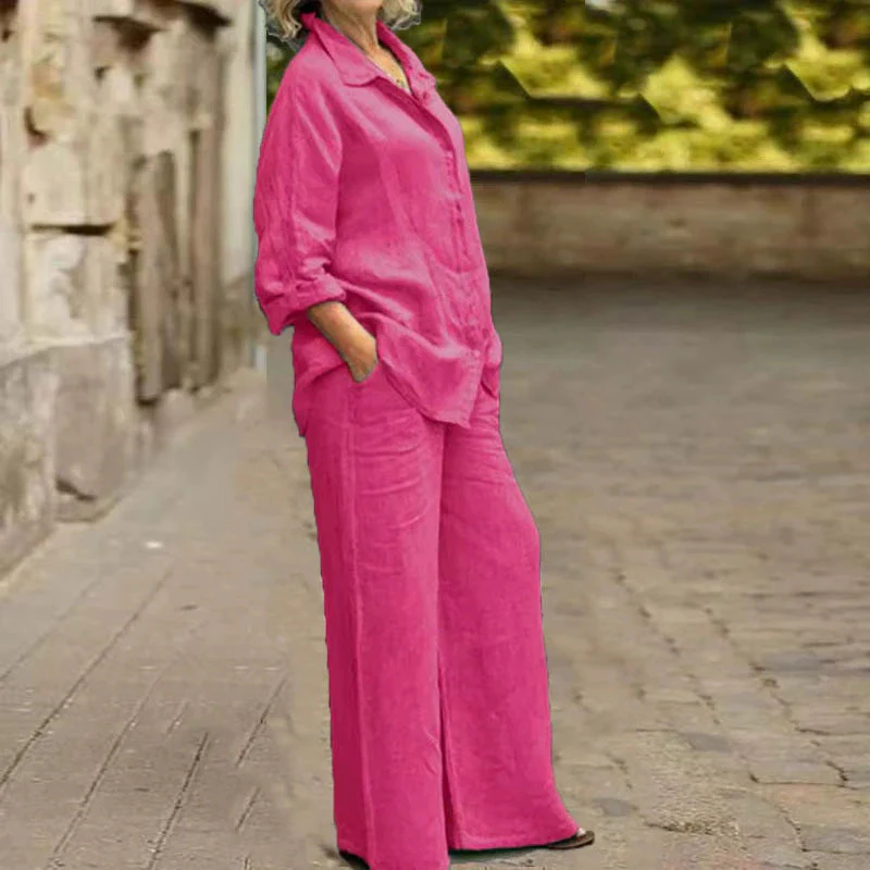 Loose Fit Shirt and Pants - Image 11