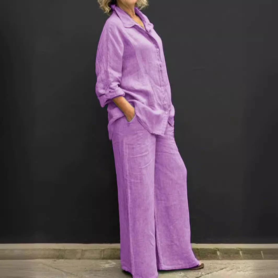 Loose Fit Shirt and Pants - Image 15