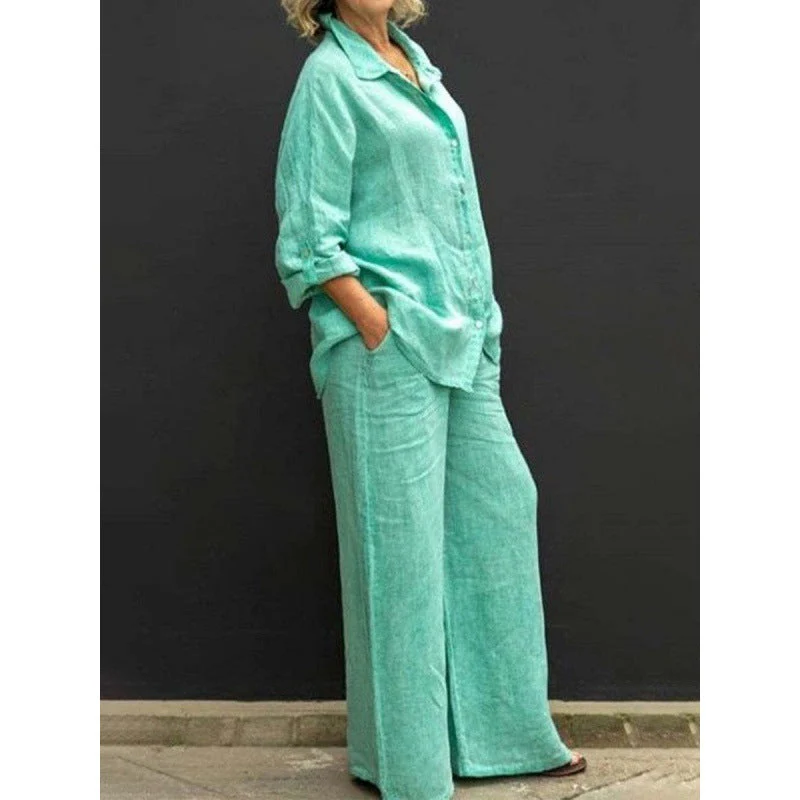 Loose Fit Shirt and Pants - Image 19