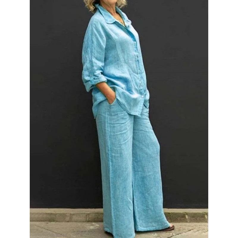 Loose Fit Shirt and Pants - Image 20