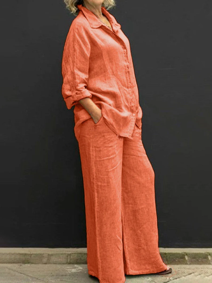 Loose Fit Shirt and Pants - Image 21