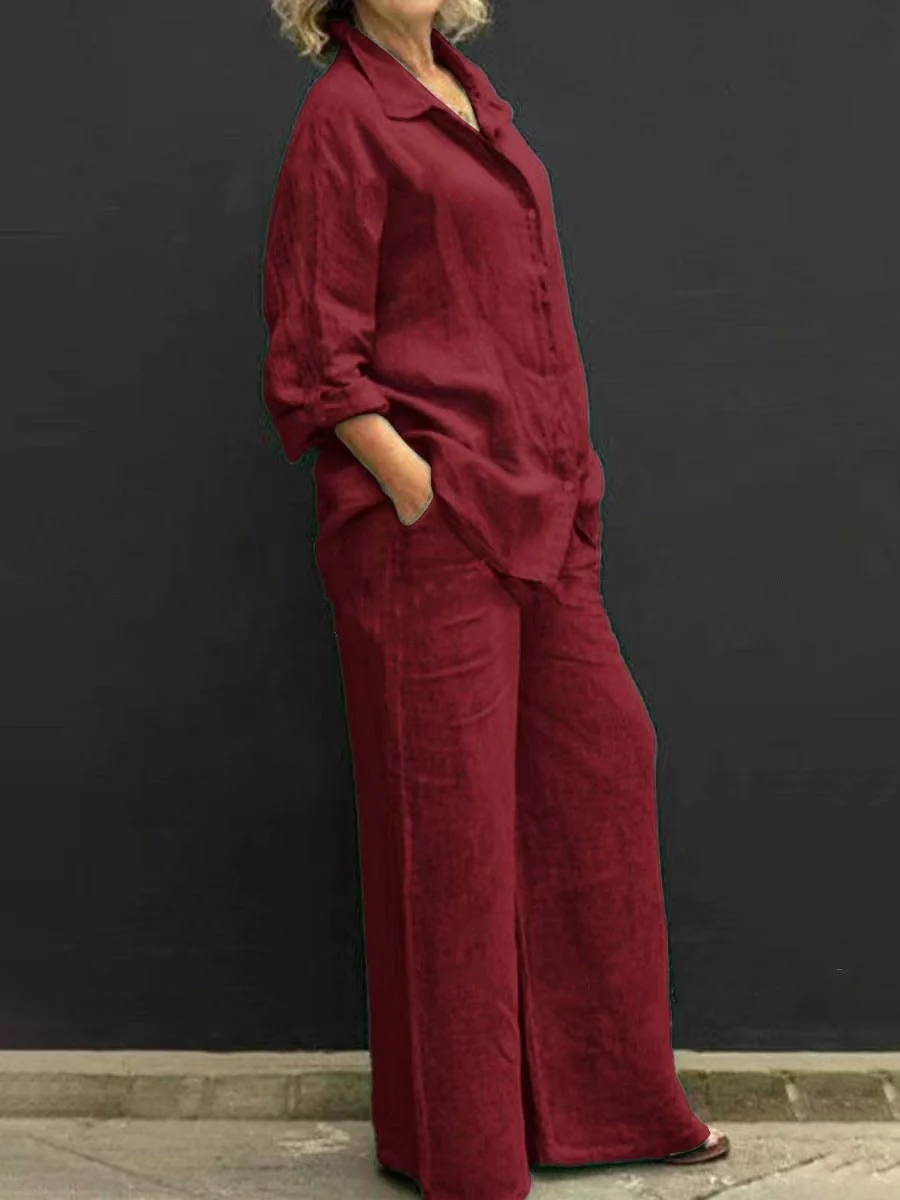 Loose Fit Shirt and Pants - Image 24