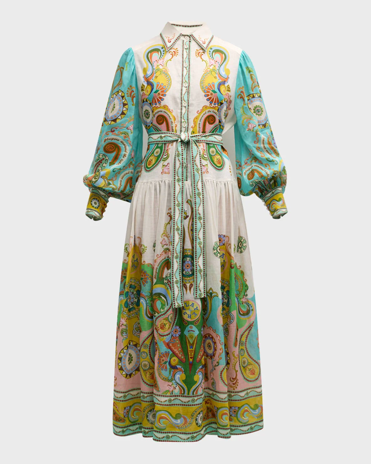 Luxe Balloon Sleeve Maxi Dress - Image 14