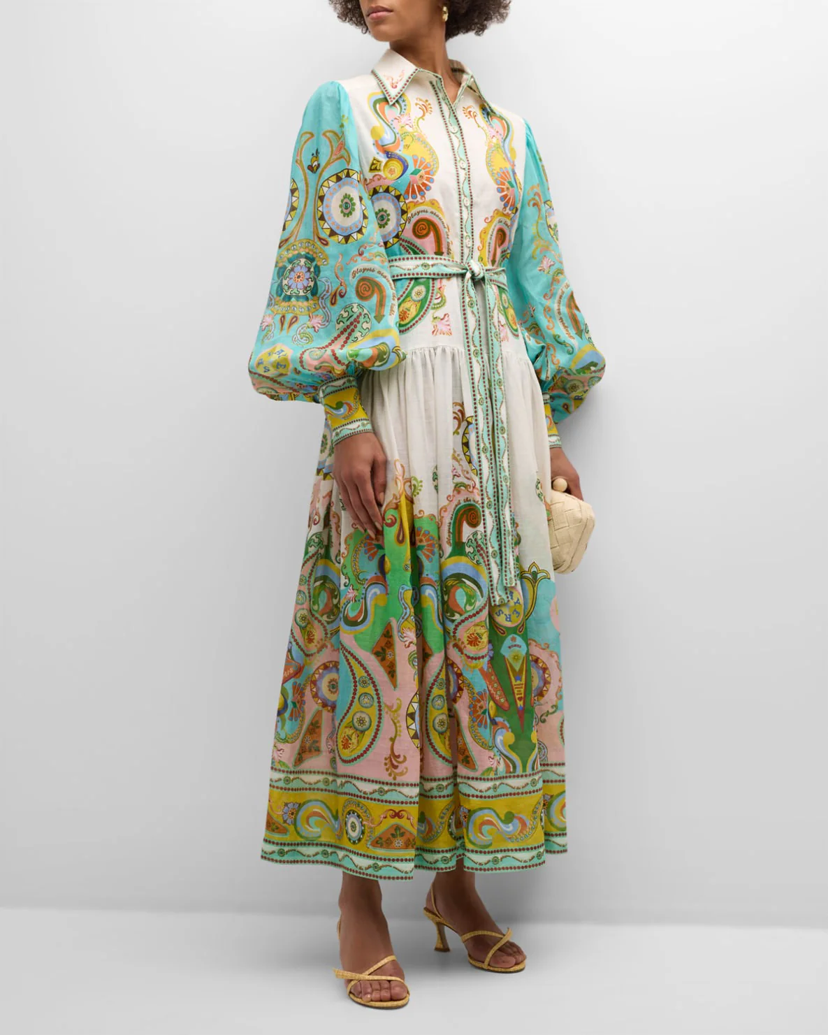 Luxe Balloon Sleeve Maxi Dress - Image 16