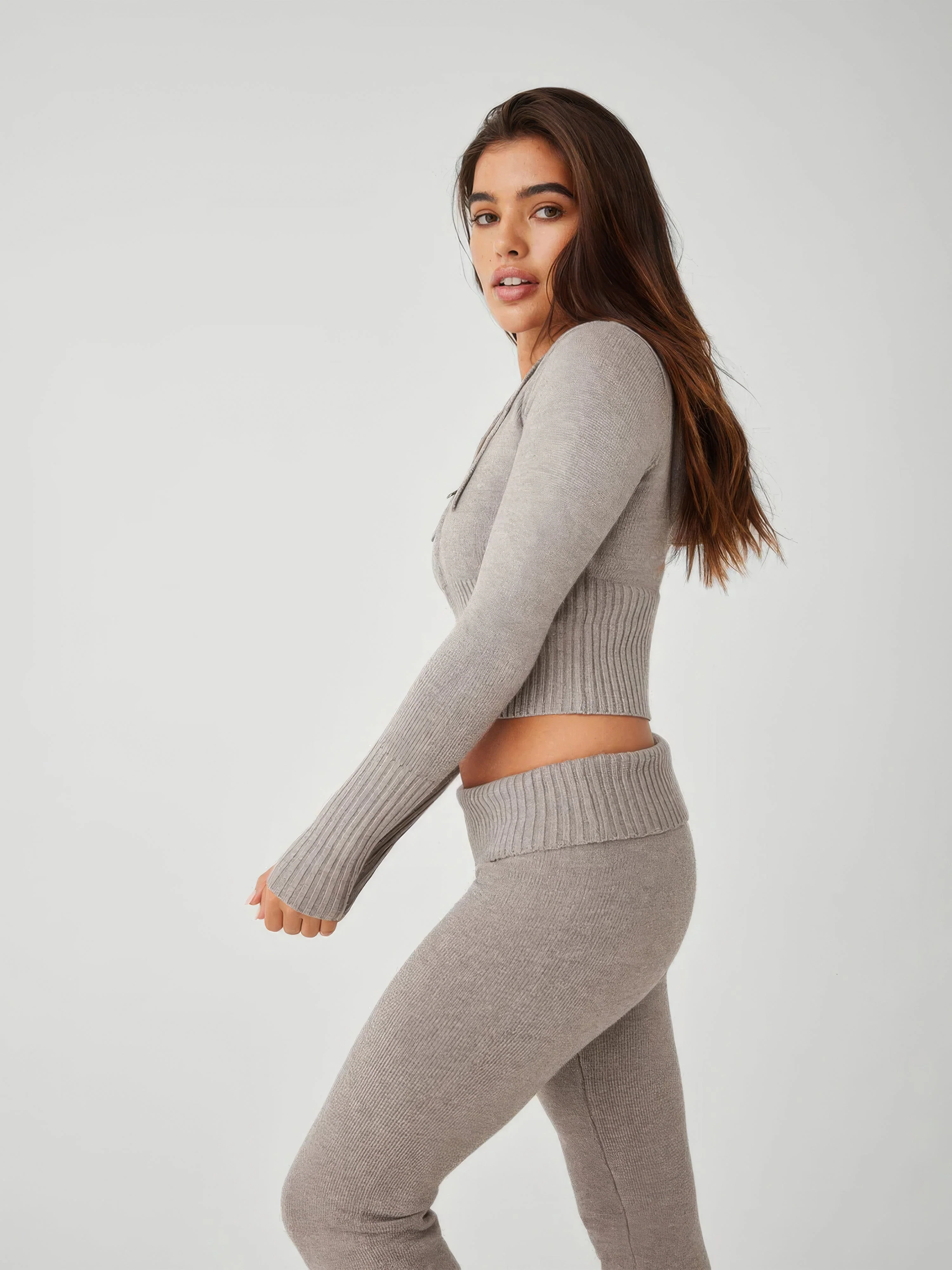 Luxe Knit Combi Winter Matching Set - Image 6