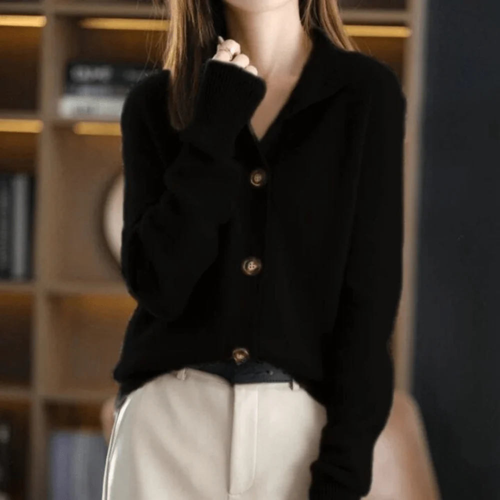 Luxurious Cashmere Knit Cardigan - Image 7