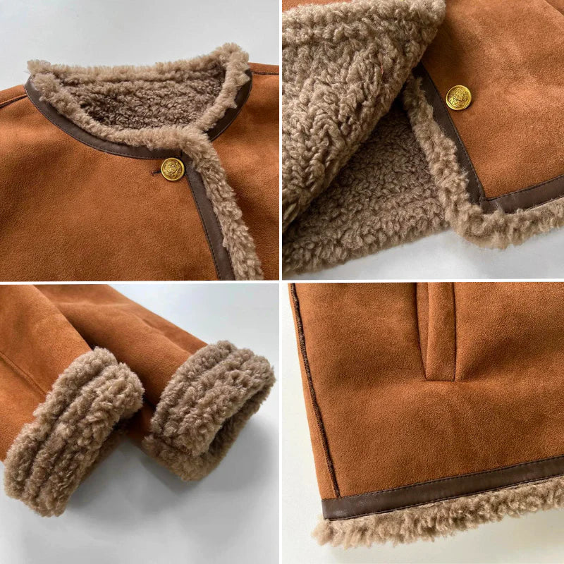 Luxurious Genuine Sheepskin Jacket - Image 5