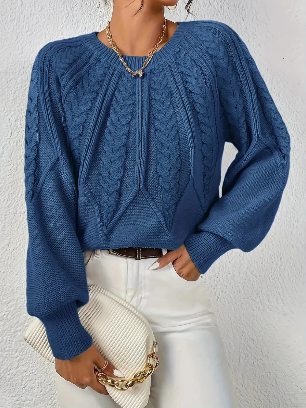 Maeve Cozy Knit Flare Sweater - Image 13