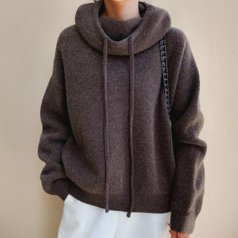 Meriam Soft Knit Hoodie with Winter Comfort - Image 8