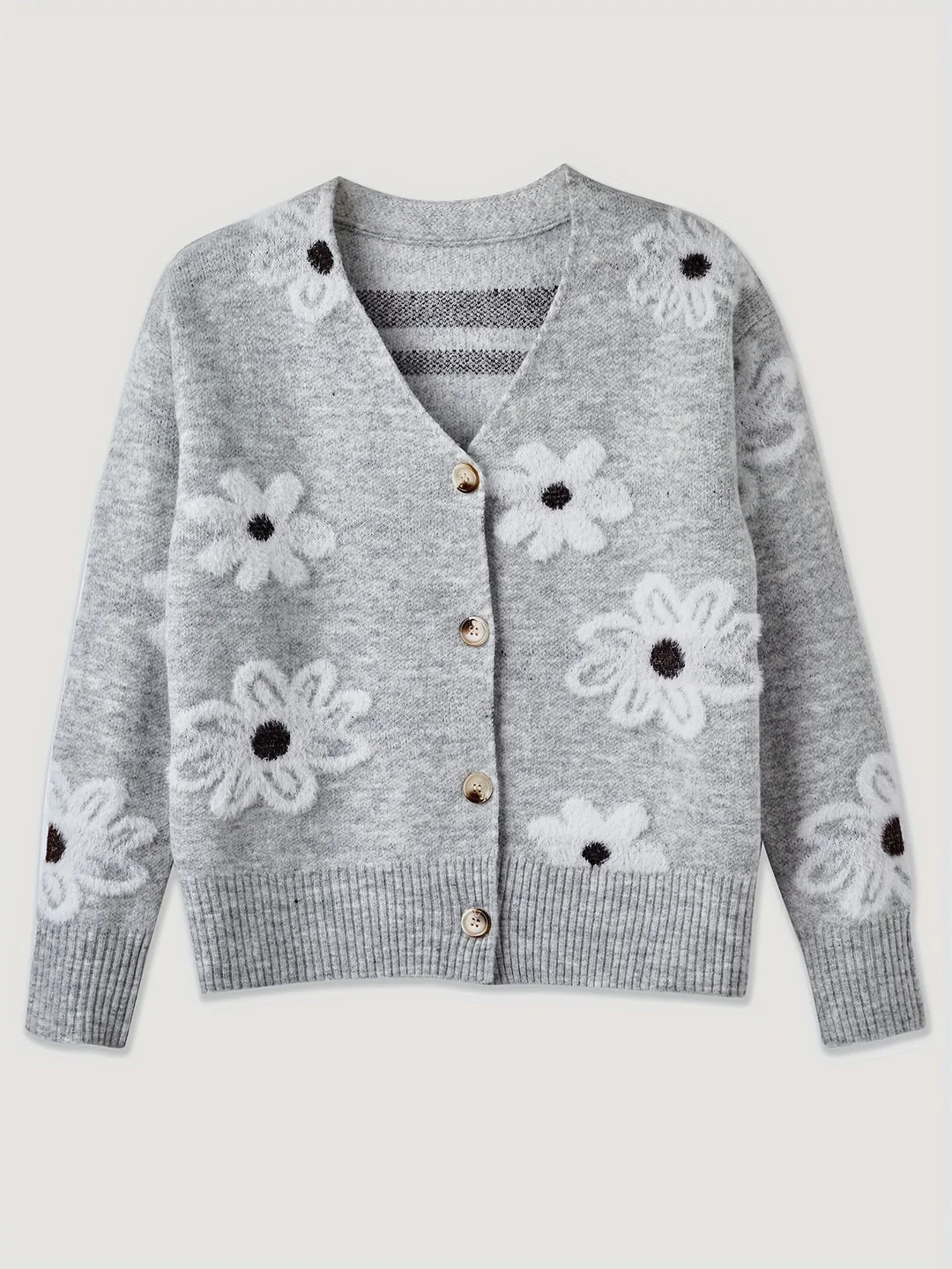 Mia | Floral Knitted Cardigan - Image 11