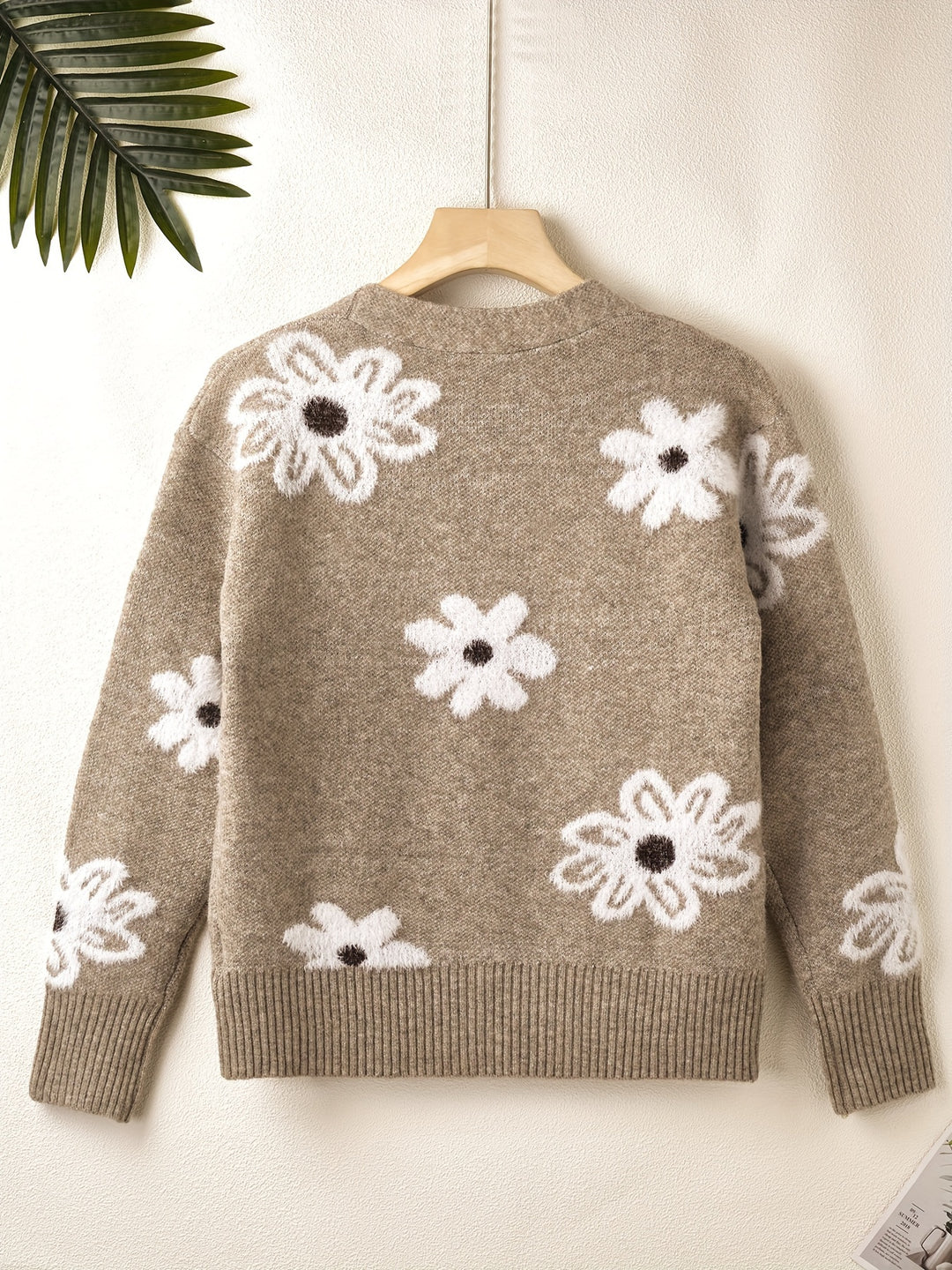 Mia | Floral Knitted Cardigan - Image 6