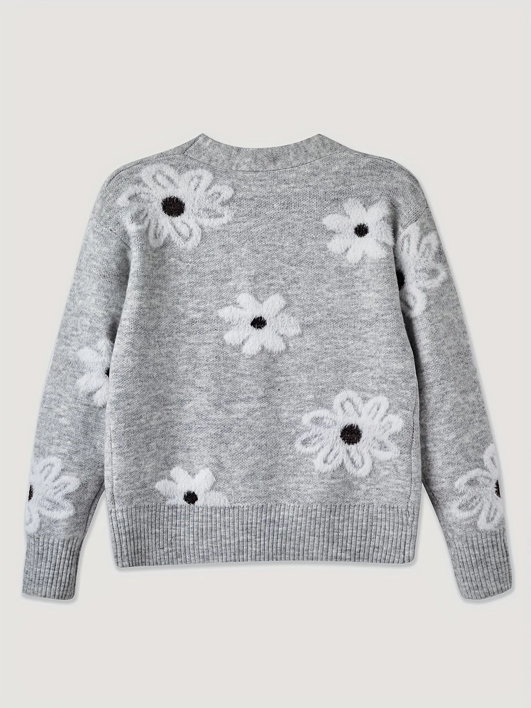 Mia | Floral Knitted Cardigan - Image 7
