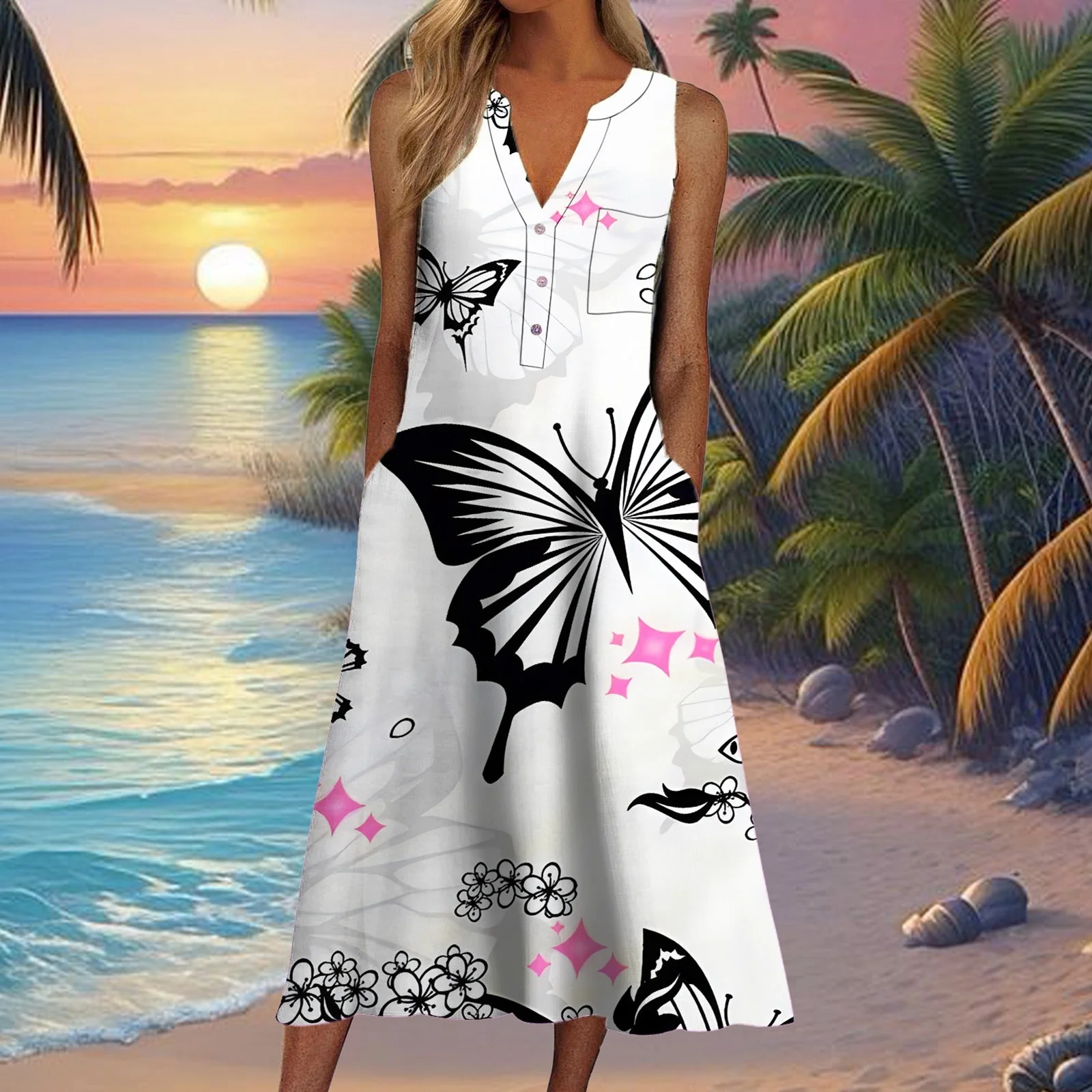 Minimal Muse Casual Dress - Image 2