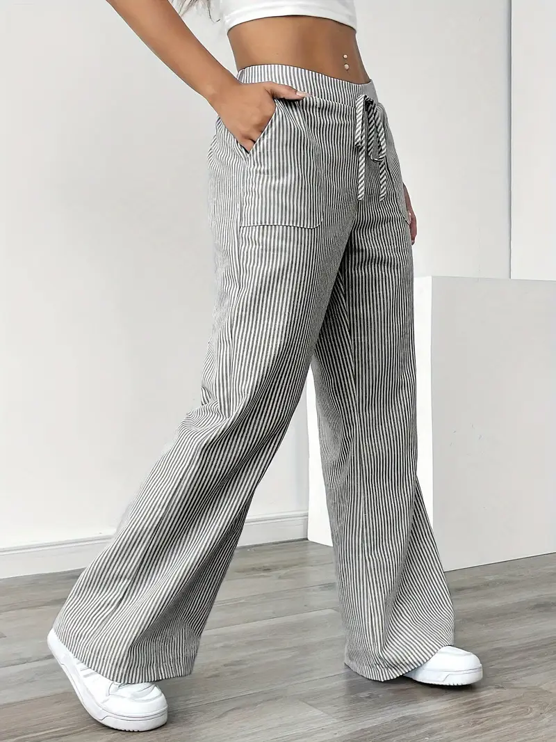 Modern Casual Pants With Pockets - Image 12