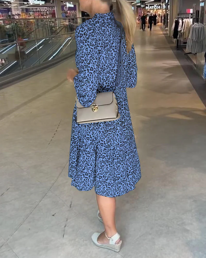 Modern Loud Print Casual Dress - Image 16