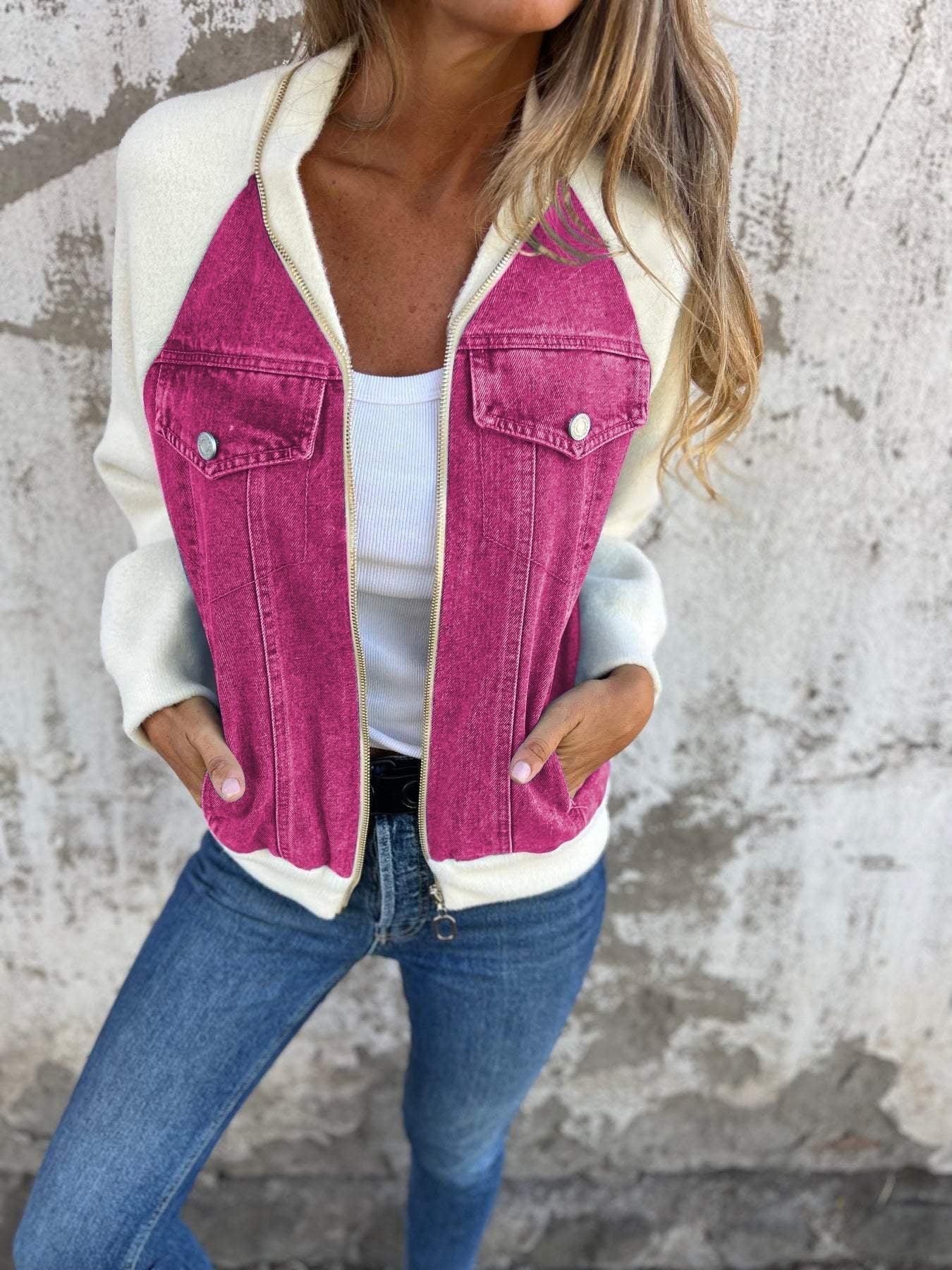 Modern Zip-Up Bomber Jacket - Image 23