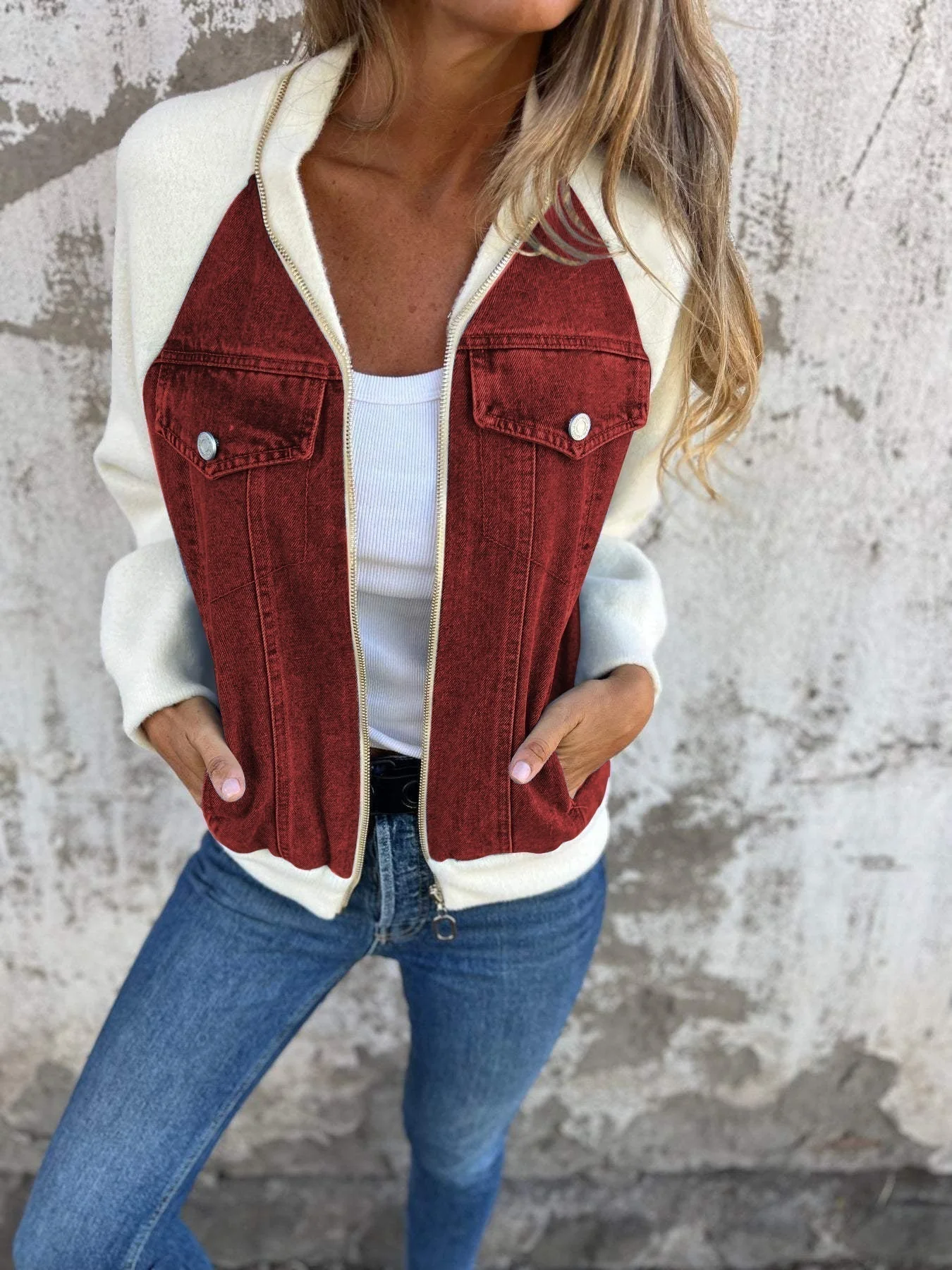 Modern Zip-Up Bomber Jacket - Image 24