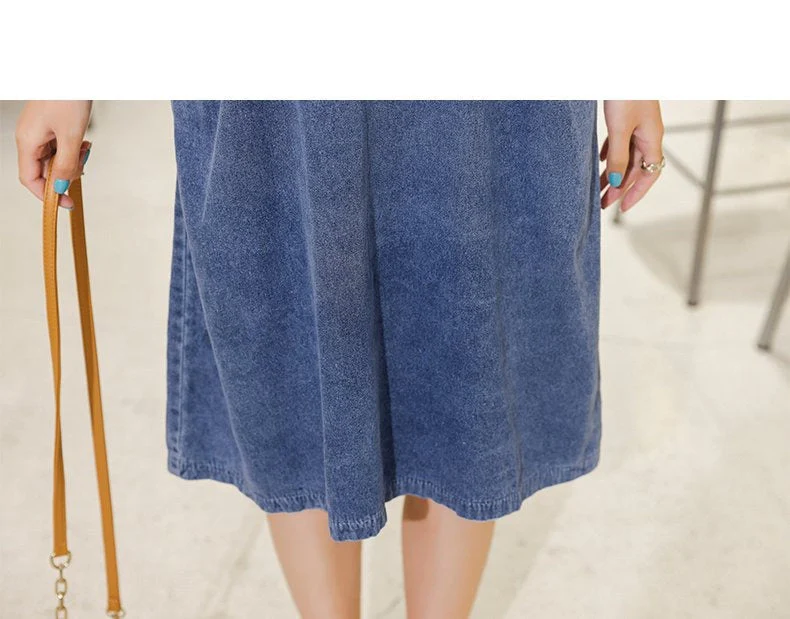 Chic Women's Relaxed Denim Dress - Image 16