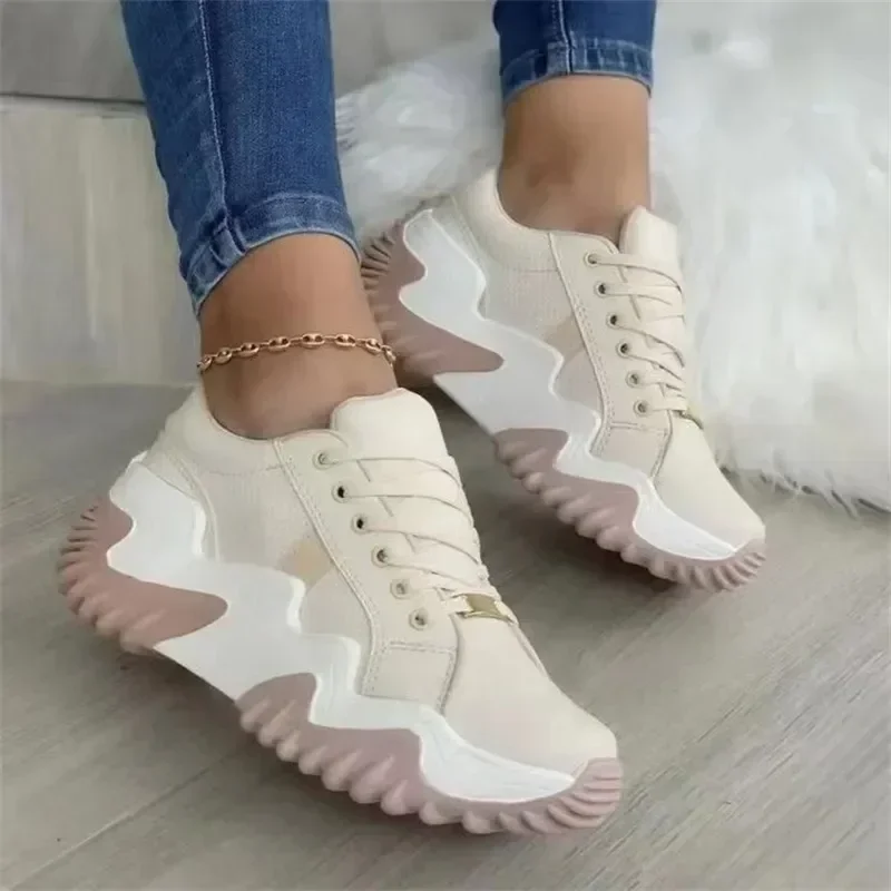 Noelle - Breathable Vulcanized Platform Sneakers - Image 10