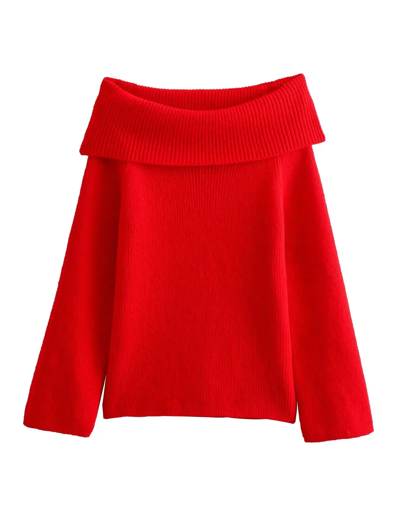 Offshoulder Knit Long Sleeve Top - Image 5